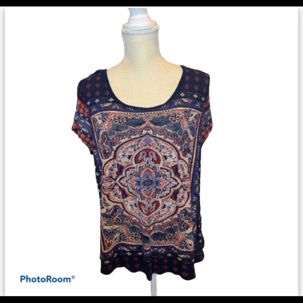 Lucky‎ Brand boho tee - Picture 2 of 5